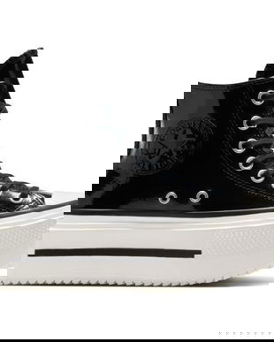Pantofi sport unisex Converse Chuck Taylor All Star Lift Double Stack A12977C, 39, Negru