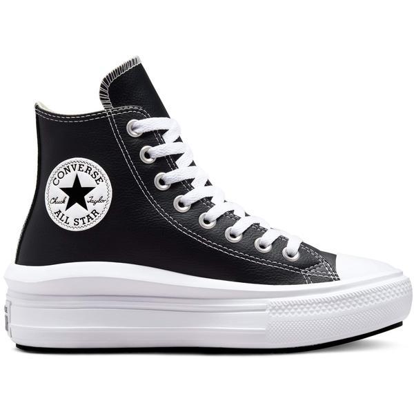 Pantofi sport unisex Converse Chuck Taylor All Star Move Platform Leather A04294C, 38, Negru