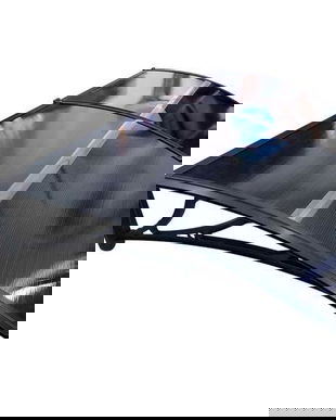 Copertina Premium de usa 150x120cm, brate negre, placa 6 mm intreaga antracit