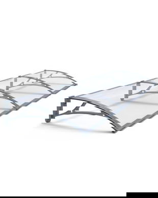 Copertina Pro Alu+Plexiglas de usa, negru transparent, Maprofi - 300x80 cm