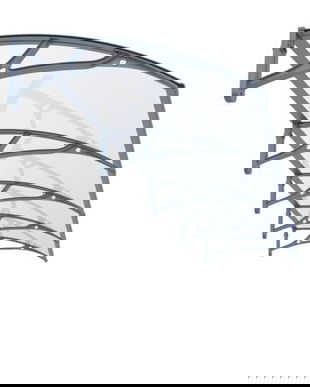 Copertina Pro Alu+Plexiglas de usa, negru transparent, Maprofi - 400x80 cm