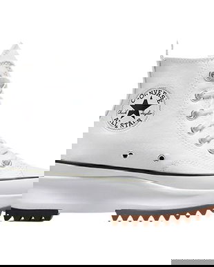 Tenisi femei Converse cu platforma Run Star Hike Hi 166799C, 46.5, Alb