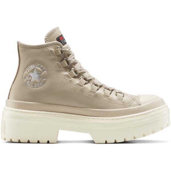 Pantofi sport femei Converse Chuck Taylor All Star Lugged Heel Platform Waterproof Leather A12981C, 36, Bej