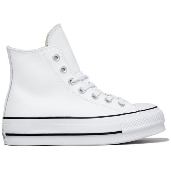 Tenisi femei Converse Chuck Taylor All Star Lift Leather High 561676C, 42, Alb