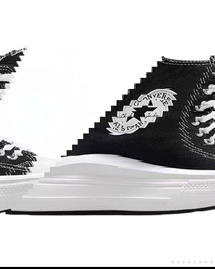 Tenisi femei Converse Chuck Taylor All Star Move Hi 568497C, 42, Negru