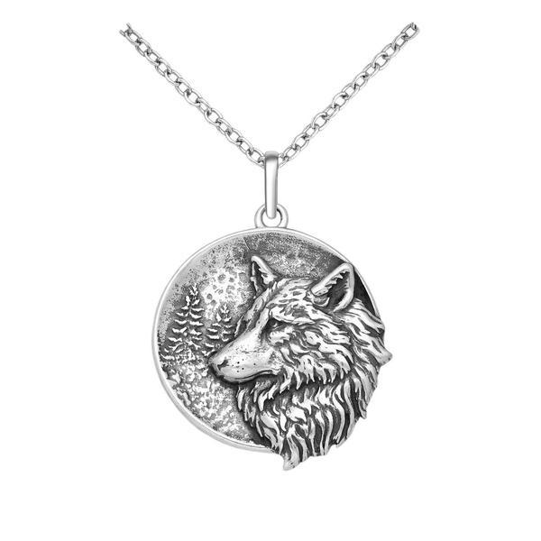 Pandantiv din argint 925, model Wolf - 6.7g