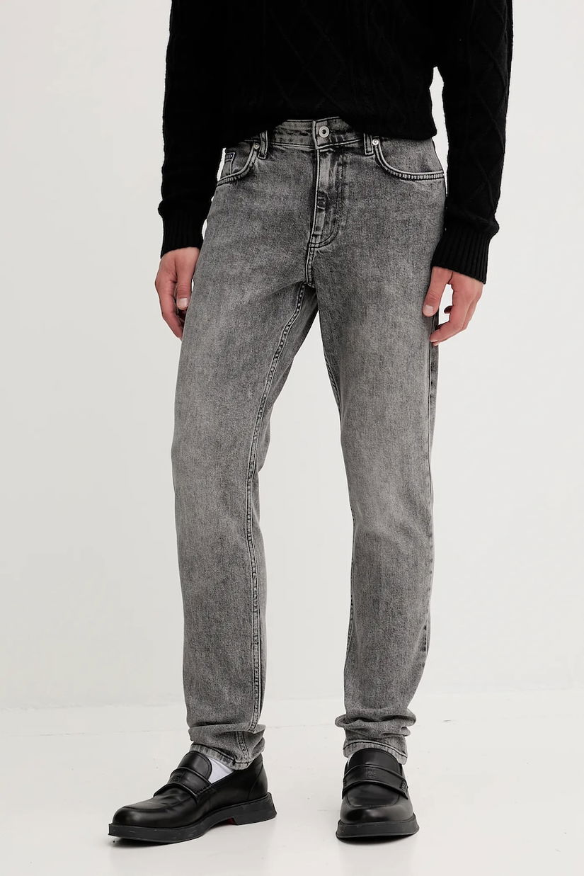 Karl Lagerfeld Jeans blugi culoarea gri, A4M10061