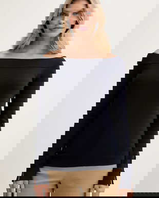 United Colors of Benetton pulover culoarea bleumarin, light, 1W2AD10E0