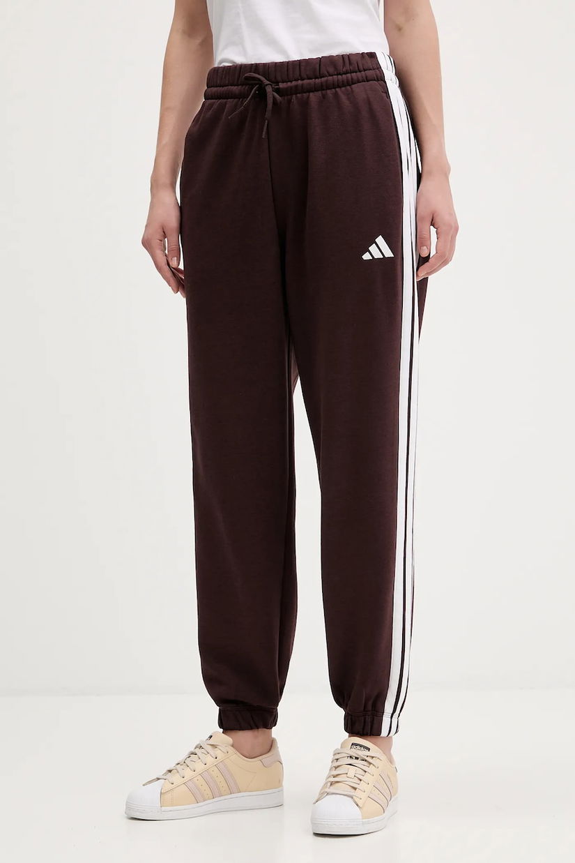 adidas pantaloni de trening Essentials culoarea maro, JY3069