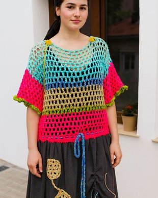 Rochie croșetată unicat  culoare, libertate și stil boho!