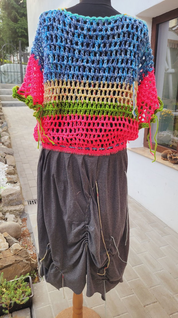 Rochie croșetată unicat culoare, libertate și stil boho!
