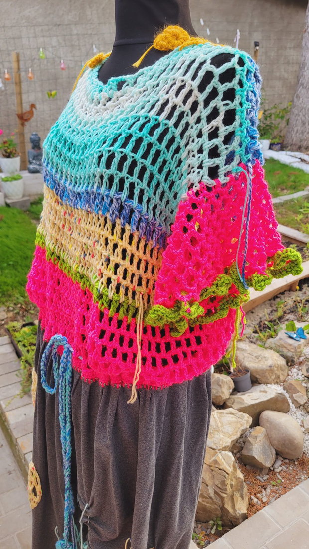 Rochie croșetată unicat culoare, libertate și stil boho!