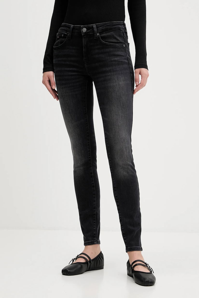 Tommy Jeans jeans culoarea negru, DW0DW21821