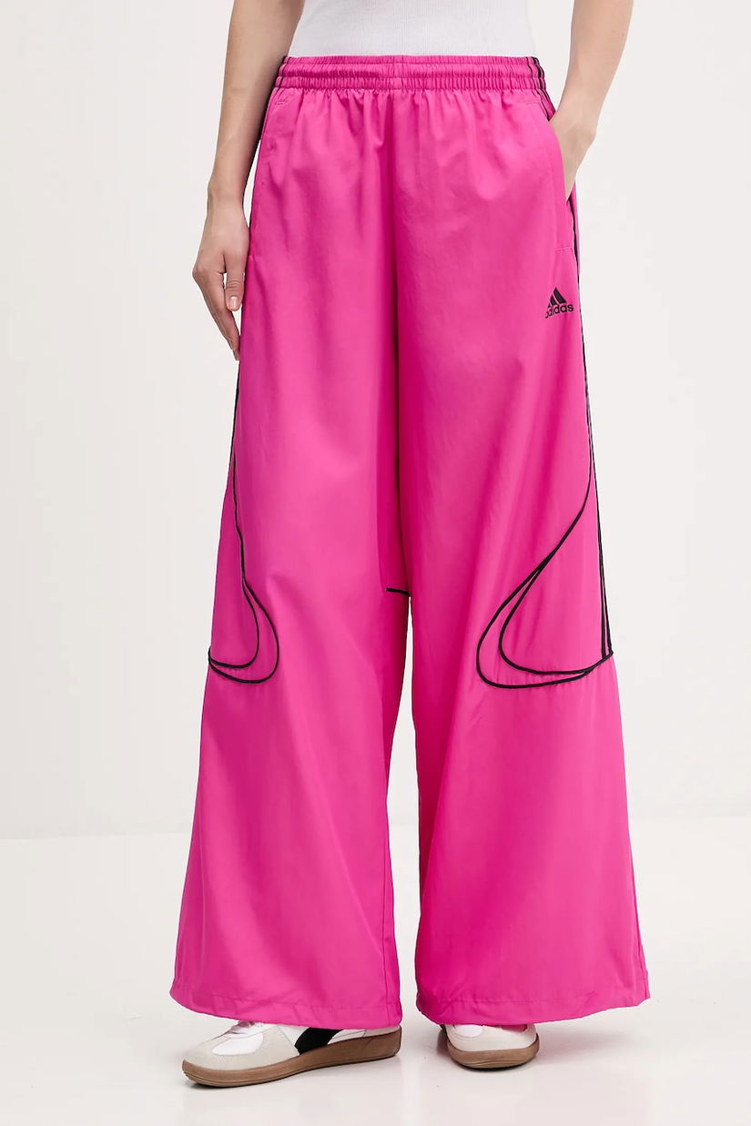 adidas Originals pantaloni de trening Teamgeist culoarea roz, cu imprimeu, JV7481
