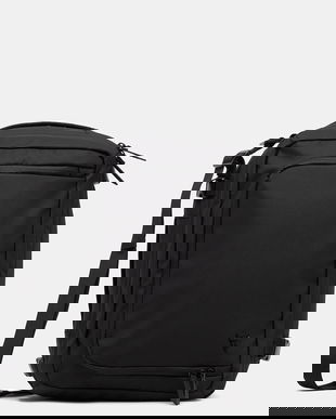 Medicine geanta culoarea negru, mare, neted