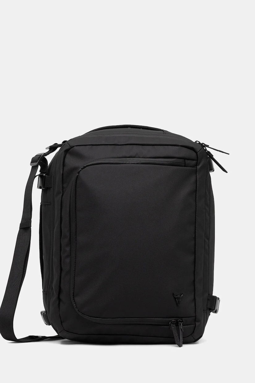 Medicine geanta culoarea negru, mare, neted