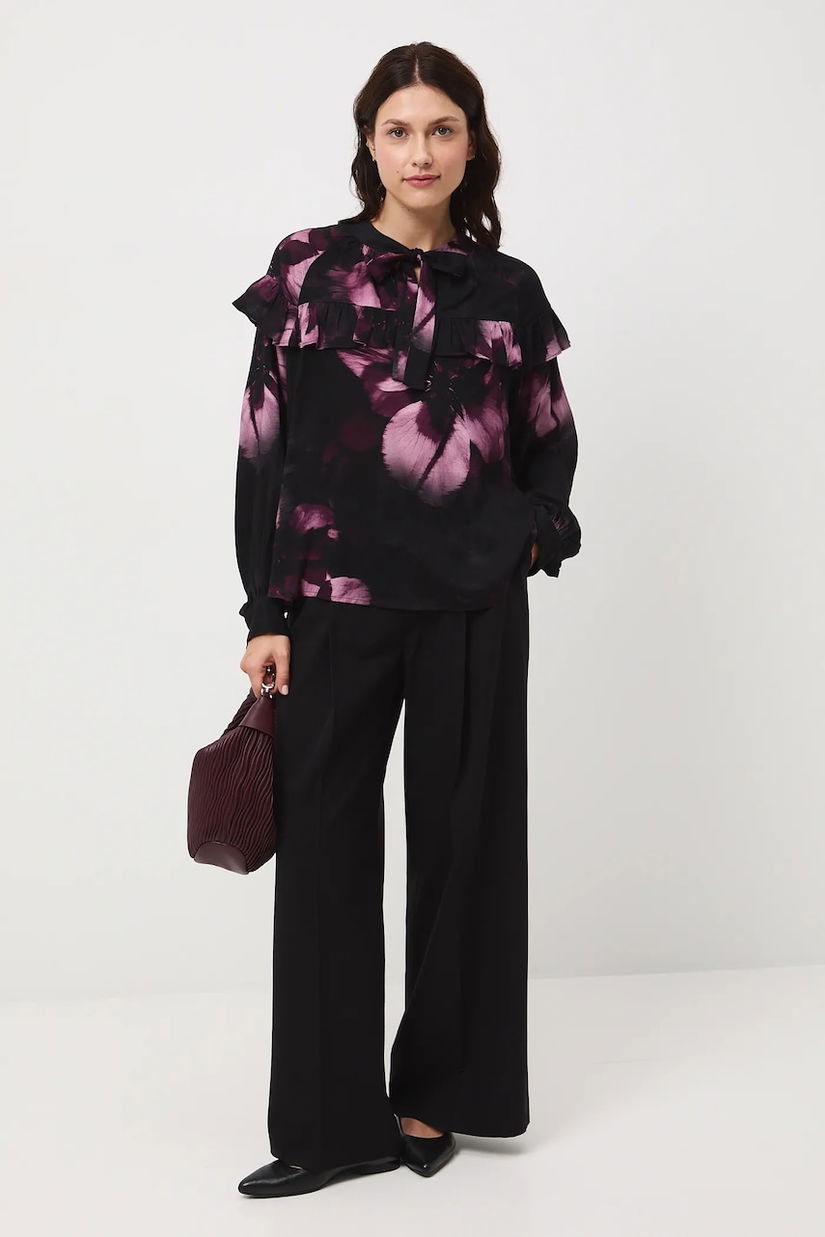 Medicine bluza culoarea negru, modelator