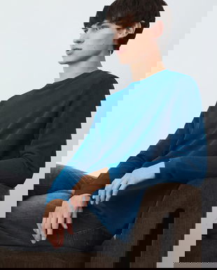 Medicine pulover de bumbac culoarea verde, light