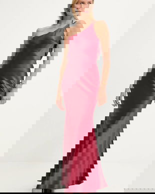 Answear.LAB rochie culoarea bordo, maxi, evazati