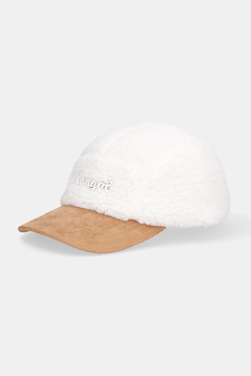 Kangol șapcă FAUX SHERPA 5-PANEL culoarea bej, K5466.NT159