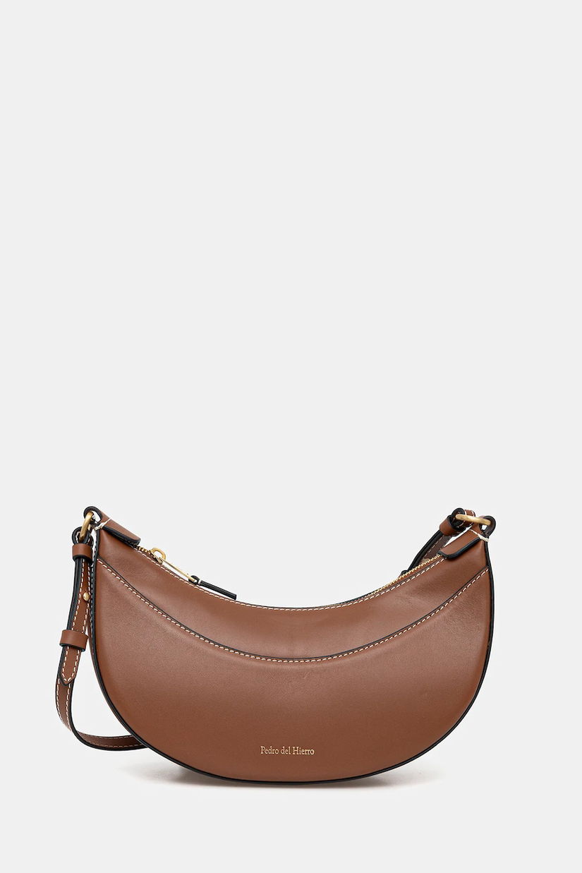 Pedro del Hierro poșetă de piele culoarea maro, 1112594