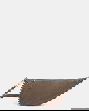 Answear Lab geanta de mana din piele intoarsa culoarea maro