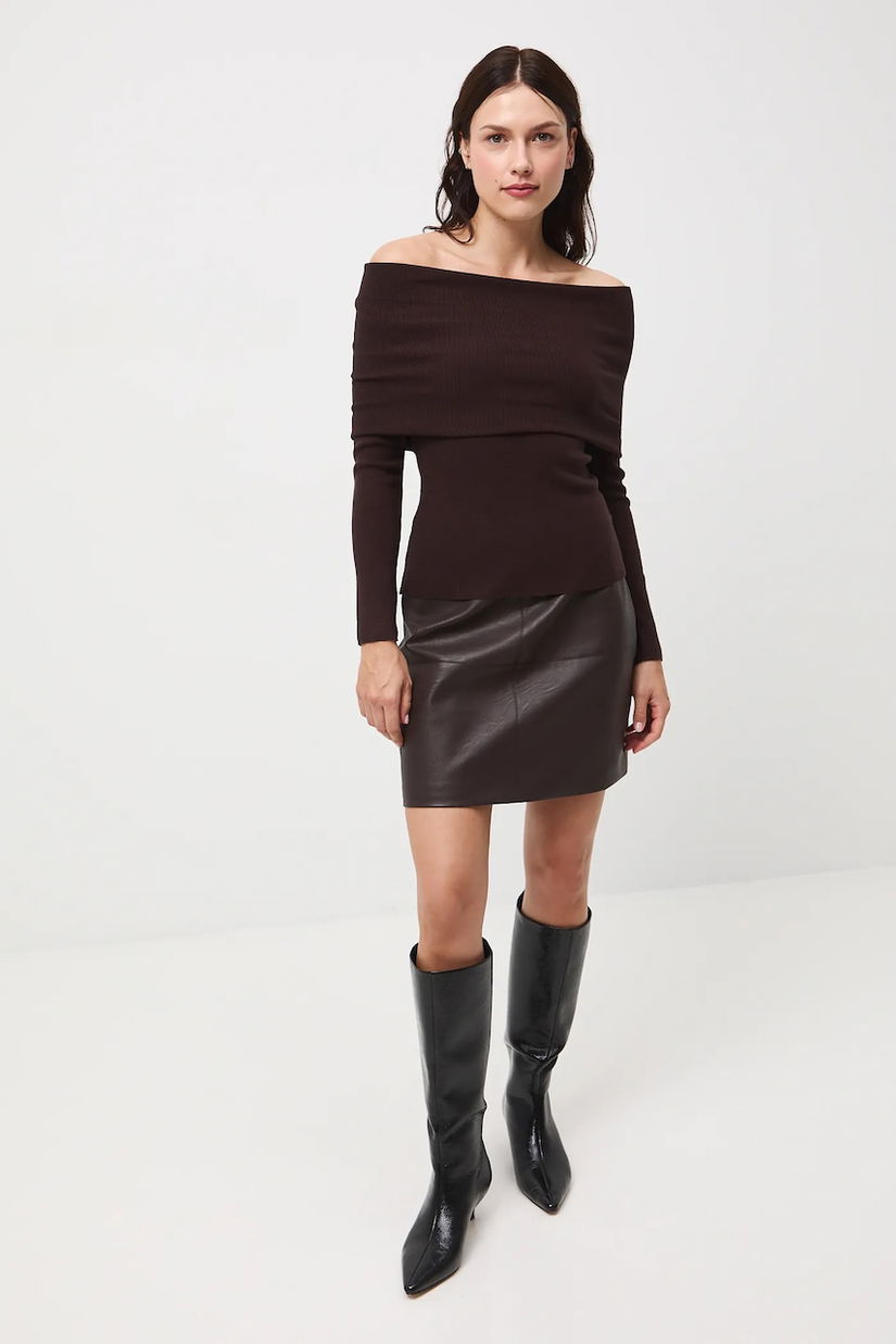 Medicine pulover culoarea maro, light