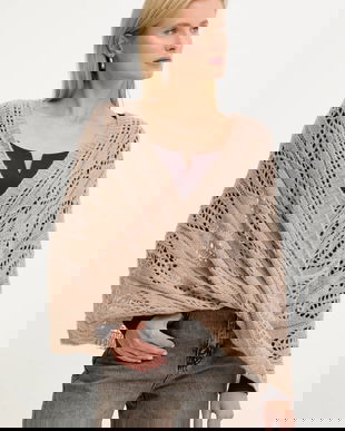 Answear.LAB coș de fum din lână culoarea bej, neted