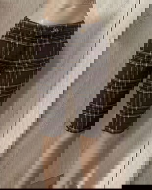 PANTALONI STOFA BENETTON LANA SI BUMBAC ,3/4,MARIME 40