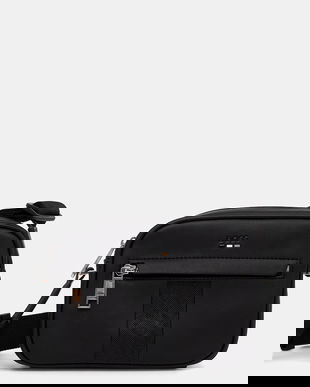 BOSS borsetă culoarea negru, 50552625