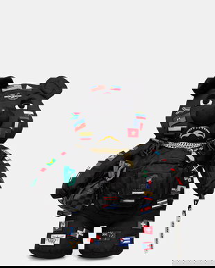 Sprayground rucsac culoarea negru, mic, cu imprimeu, 910B7742NSZ