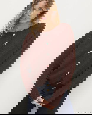 Answear.LAB pulover de lana culoarea maro, light