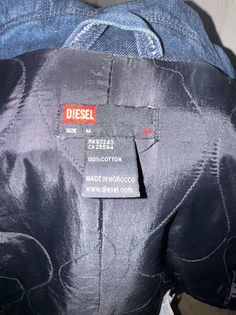 PALTON SUBTIRE/PARDESIU BLUGI DIESEL ORIGINAL ,DUBLAT,MARIME M
