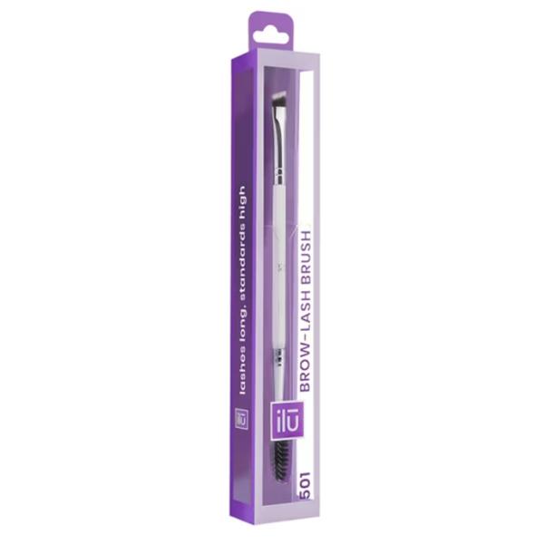 Pensula pentru stilizarea sprancenelor Ilu Mu 501 Brow Lash Brush