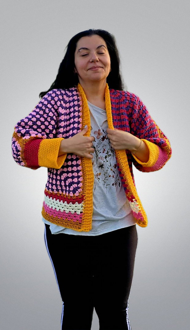 ColorBloom Cardigan