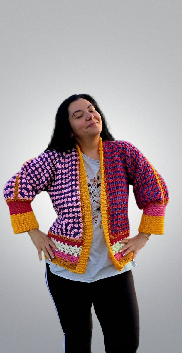 ColorBloom Cardigan