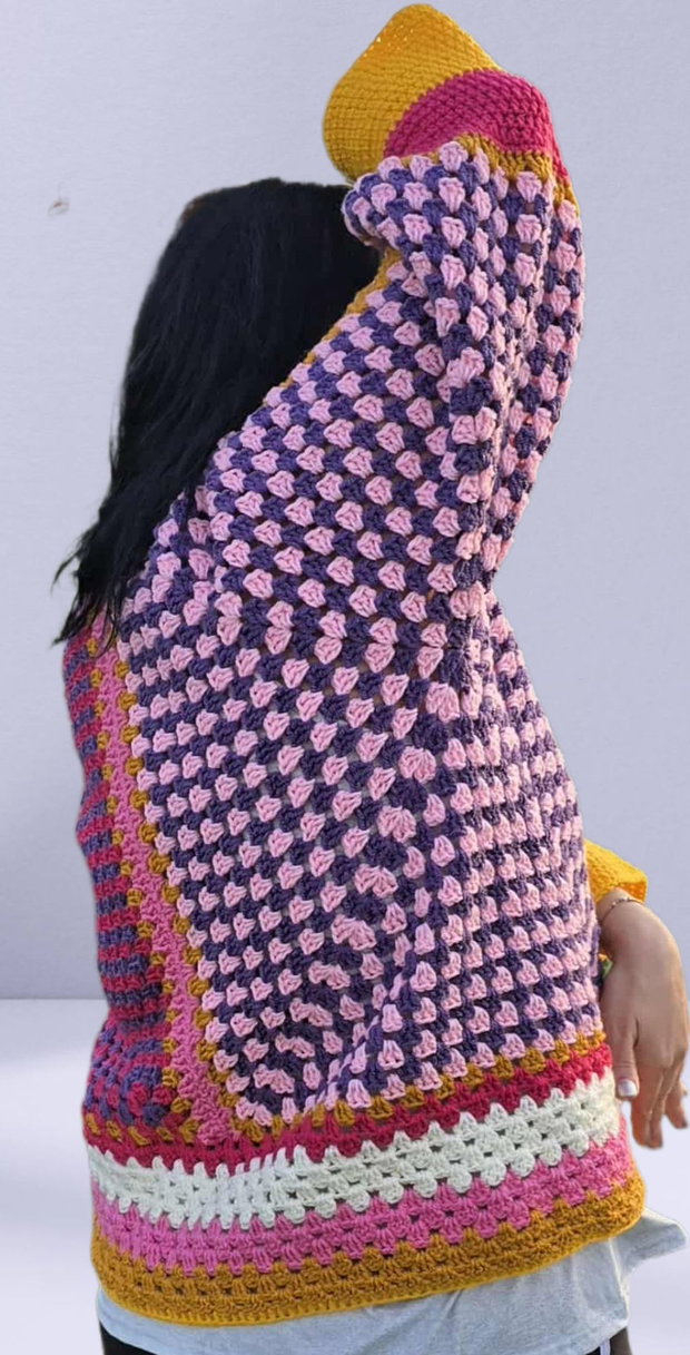 ColorBloom Cardigan