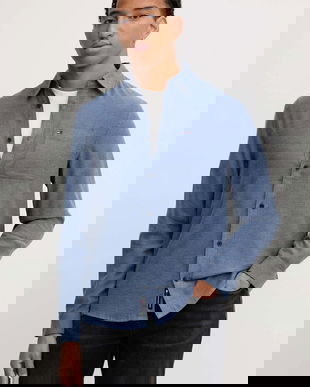 Tommy Jeans cămașă din bumbac culoarea bleumarin, cu guler clasic, regular, DM0DM22023