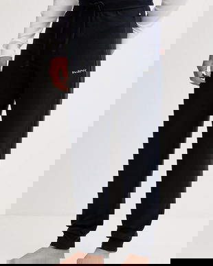 BOSS pantaloni de lounge culoarea maro, uni, 50535878