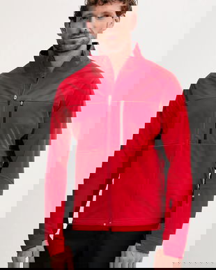 Rossignol hanorac GENETYS culoarea roșu, uni, RLNMJ21