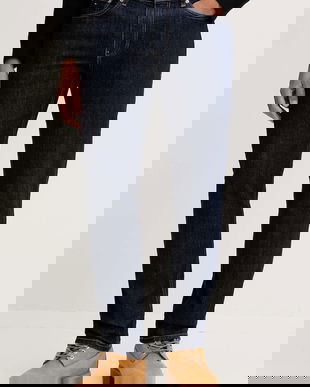 Tommy Jeans blugi culoarea bleumarin, DM0DM22187