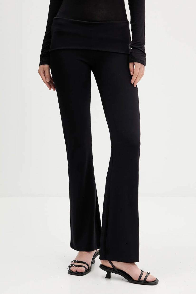 Juicy Couture colanți culoarea negru, uni, JCWBJ225314
