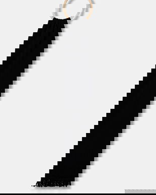 MM6 Maison Margiela eșarfă de lână culoarea negru, uni, SH2TE0004.M13168.900S