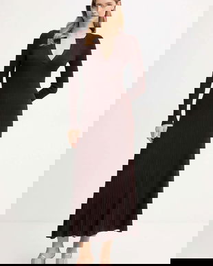 Bardot rochie culoarea maro, maxi, evazați, 60002DB