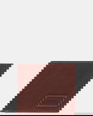 Barbour portofel de piele culoarea maro, MLG0074