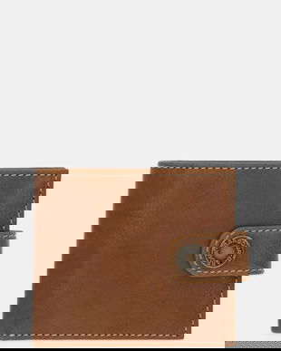 Barbour portofel de piele culoarea maro, MLG0075