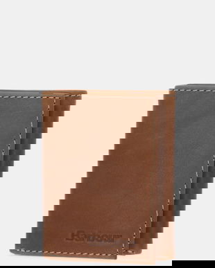 Barbour portofel de piele culoarea maro, MLG0076