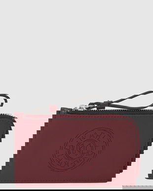 Karl Lagerfeld portofel de piele culoarea bordo, A4W32024