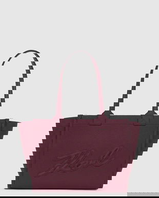 Karl Lagerfeld poșetă culoarea bordo, A4W30258