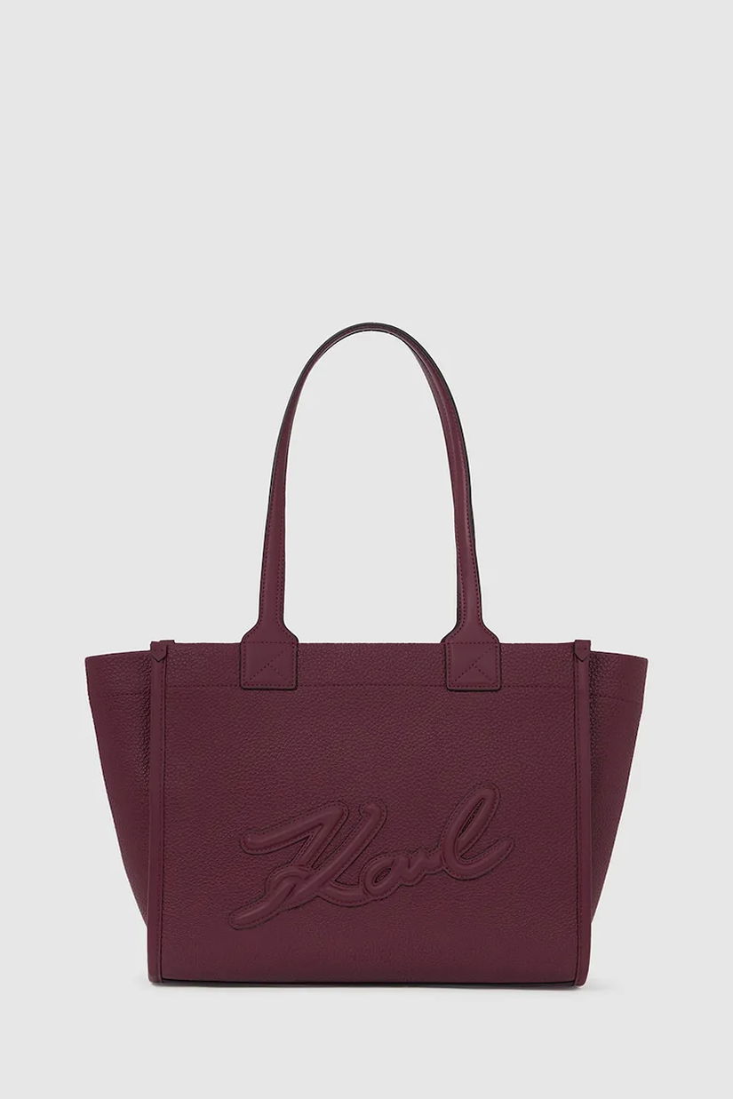 Karl Lagerfeld poșetă culoarea bordo, A4W30258